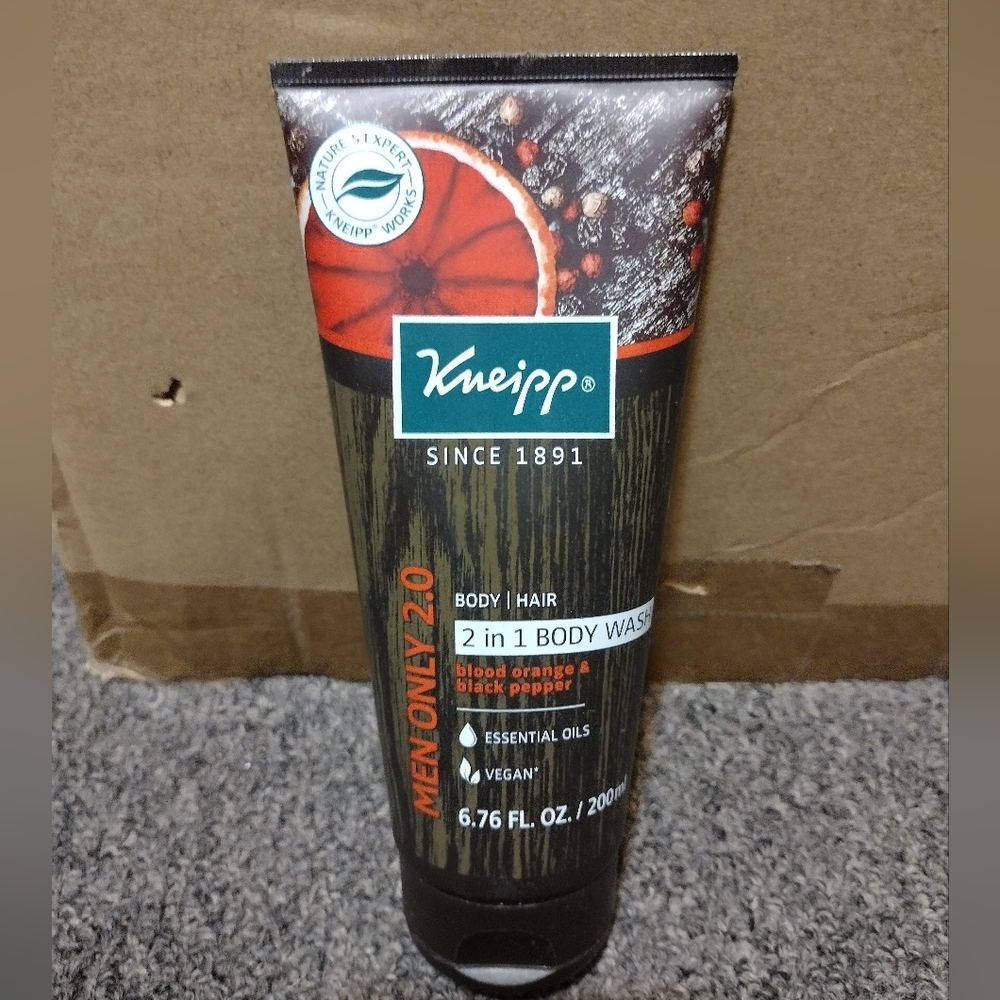 Kneipp Men Only 2.0  2-In-1 Body Wash 6.76 OZ